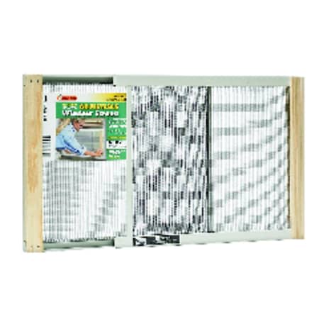 Comfort Zone Frost King WB Marvin 15 25 in. W in. Steel Adjustable Window Screen AWS1025